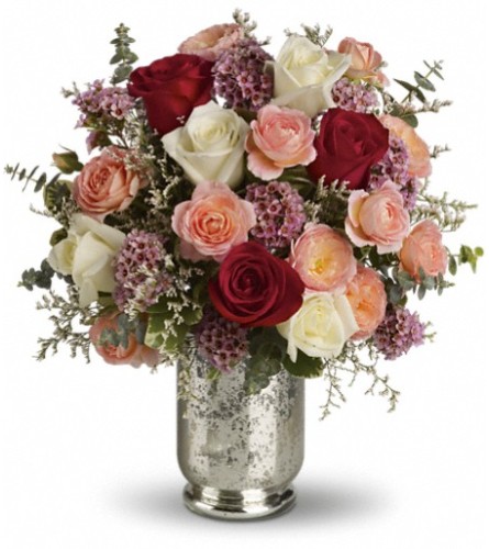 Teleflora's Always Yours Bouquet - Standard. An arrangement by My Bloomin Shop.