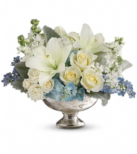 Telflora's Elegant Affair Centerpiece - Standard. An arrangement by Flower Trends Florists.