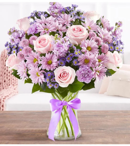 Daydream Extra Large Bouquet™ in Clear Glass Vase