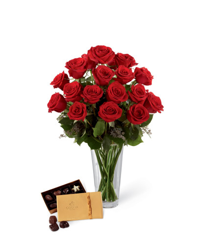 The FTD® Red Rose & Godiva® Bouquet