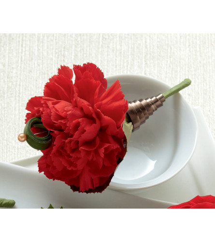 The FTD® Red Carnation Boutonniere