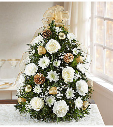 Glistening Gold™ Holiday Flower Tree®