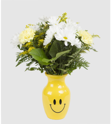 Happy Face. An arrangement by Athena Flowers.