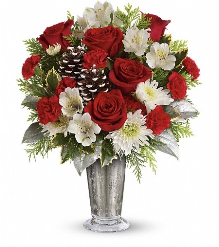 Christmas Traditions Bouquet by Barb’s Flowers