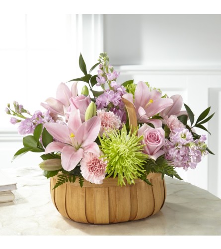 Beautiful Spirit Basket - Standard. An arrangement by Believe Flowers.