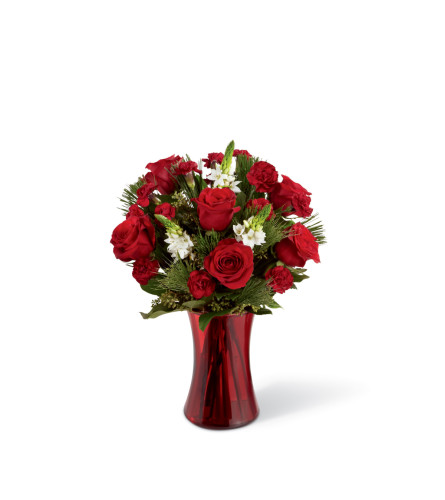The FTD® Holiday Romance™ Bouquet - Standard. An arrangement by Grower Direct Acadia.