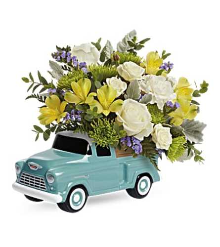 Teleflora's Chevy Trucking Blossoms Bouquet