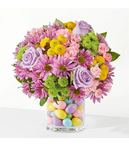 A Hop into Spring Bouquet - Deluxe. An arrangement by Honie Rose Design.