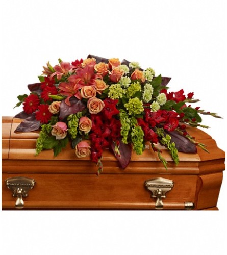 A Fond Farewell Casket Spray