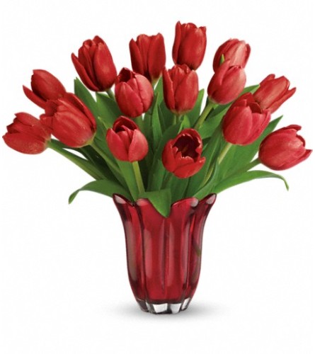 Teleflora's Kissed By Tulips Bouquet