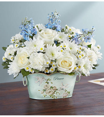 Peace And Healing ™ Blue & White Arrangement