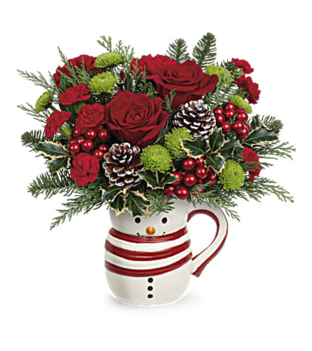 Teleflora's Send A Hug® Sweet Frosty Bouquet