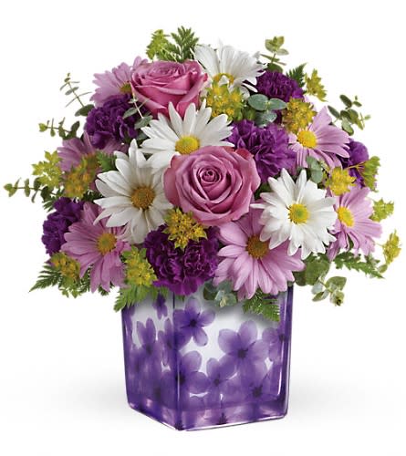 Teleflora's Dancing Violets Bouquet