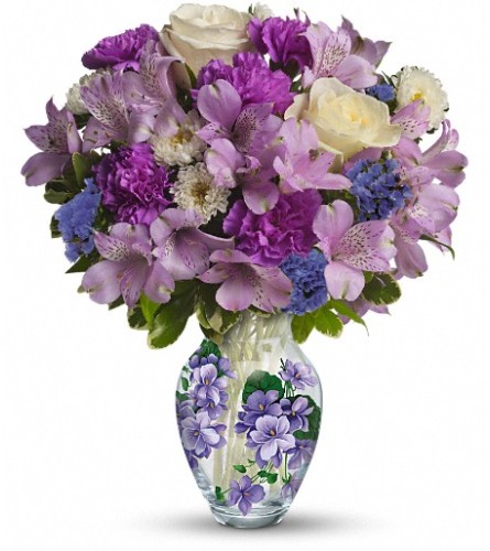 Teleflora's Sweet Violet Bouquet