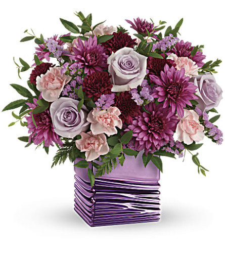 Teleflora's Liquid Lavender Bouquet