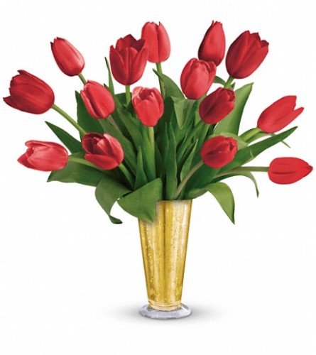 Tempt Me Tulips Bouquet by Teleflora