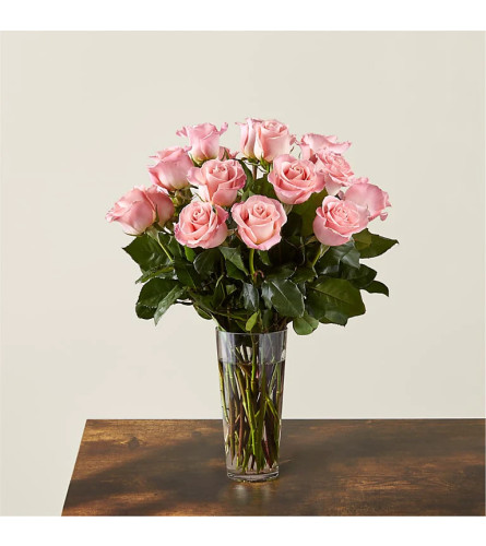 Long Stem Pink Rose Bouquet™ by FTD® 