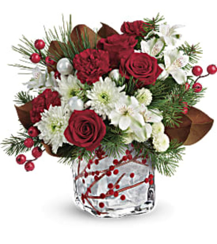 Teleflora's Wondrous Winterberry Bouquet