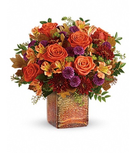 Teleflora's Golden Amber Bouquet