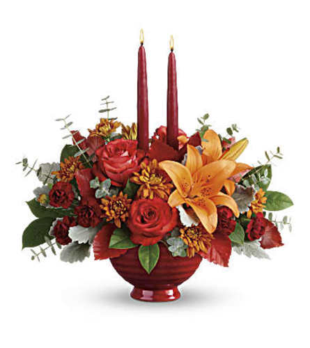 Teleflora's Autumn In Bloom Centerpiece