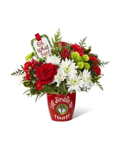 The FTD® I'll Jingle to That™ Bouquet by Hallmark