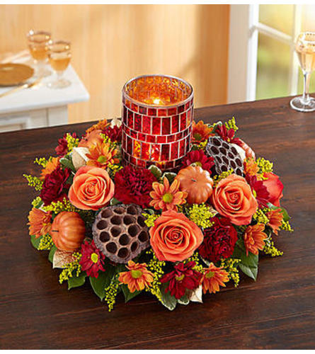 Shimmering Mosaic Centerpiece