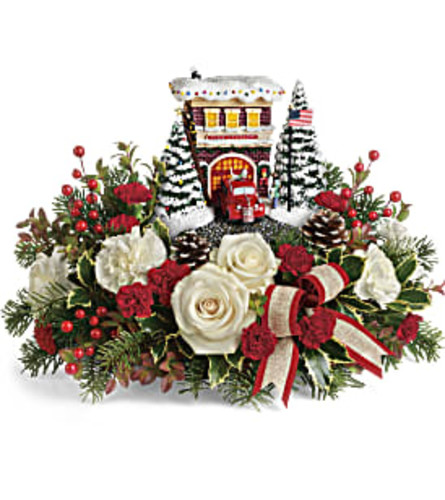 Thomas Kinkade's Hero's Holiday Bouquet