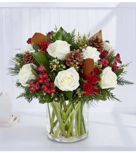 Spirit of the Season™ Arrangement in Clear Glass