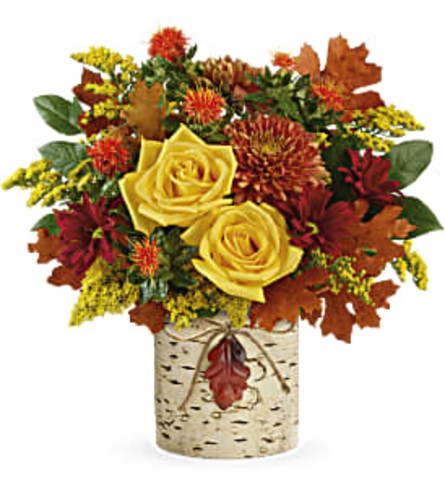 Teleflora's Golden Birch Bouquet