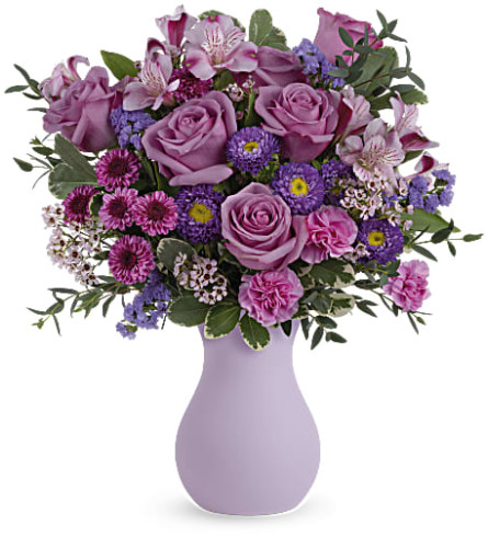 Passionate Purple Tulips Bouquet - Teleflora