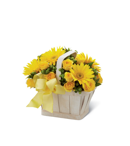 The FTD® Uplifting Moments™ Basket - Standard. An arrangement by Grower Direct Acadia.