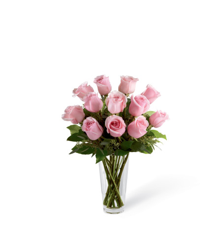 The FTD® Pastel Pink Rose Bouquet