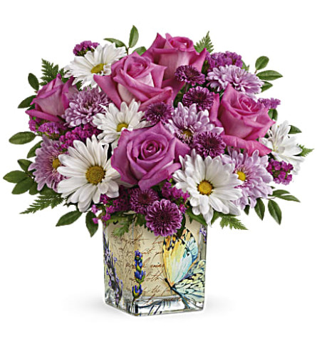 Teleflora's Beautiful Butterfly Bouquet