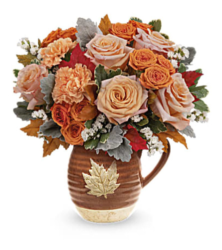 Teleflora's Golden Rose Bouquet 