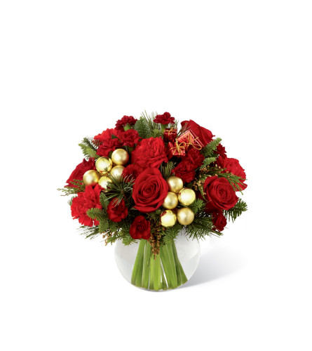 The FTD® Holiday Gold™ Bouquet