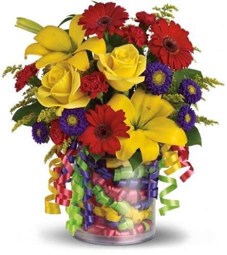 Teleflora's Birthday Ribbon Bouquet