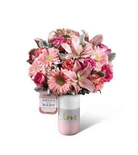 The FTD® Sweet Baby Girl™ Bouquet by Hallmark