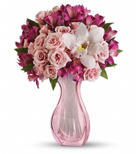 Teleflora's  Pink Fire Bouquet