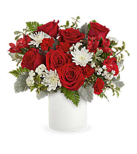 The Teleflora's Lush Love Bouquet - Deluxe. An arrangement by Marivel's Florist and Gifts.