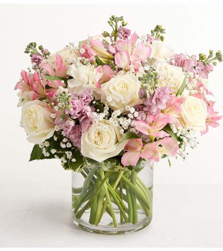 The Elegant Blush™ Bouquet - Extra Large. An arrangement by Flowers of Charlotte.