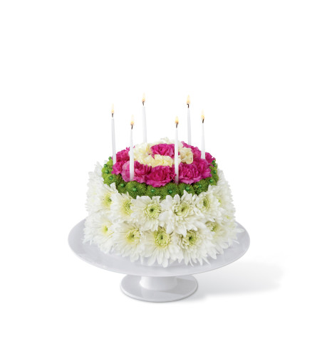 The FTD® Wonderful Wishes™ Floral Cake