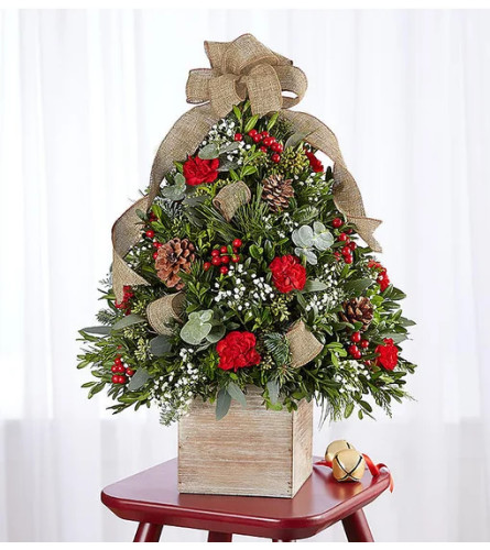 Cozy Cabin Holiday Flower Tree™
