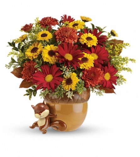 Teleflora's Send a Hug™ Squirrel Away Bouquet