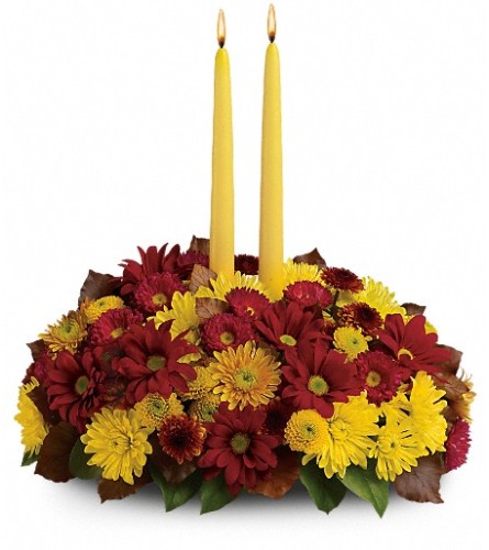 2 candle centerpiece