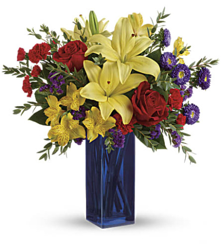 Teleflora's Flying Colors Bouquet