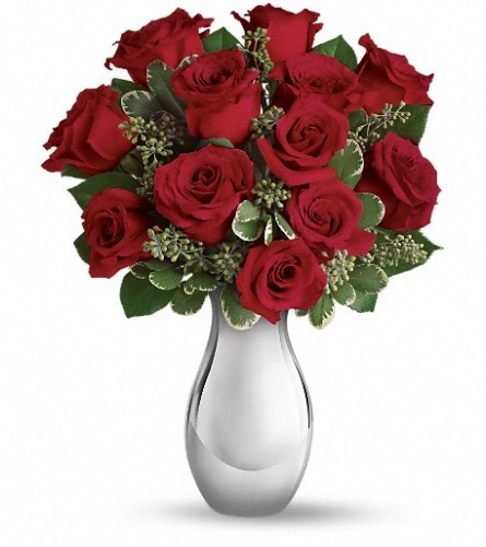 Teleflora's True Romance Bouquet with Red Roses