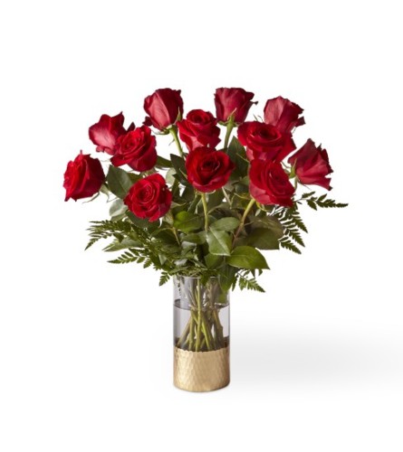 Lovebirds Red Rose Bouquet