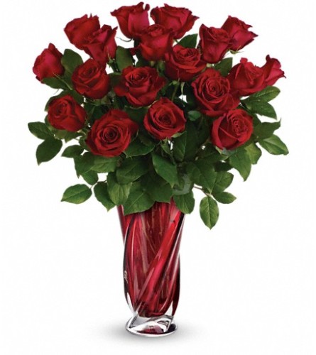 Teleflora's Red Radiance Bouquet