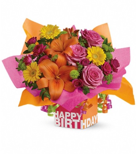 Teleflora's Rosy Birthday Present