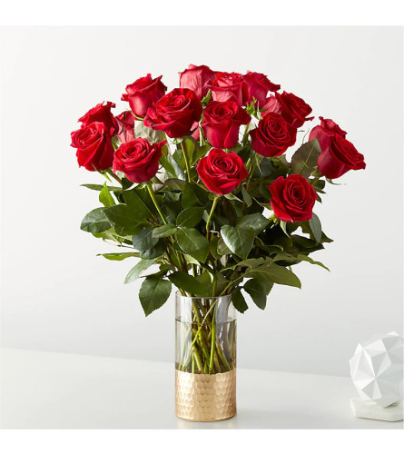 A Classic Love Red Rose - Exquisite - Deluxe. An arrangement by Blossoms On The Trail.